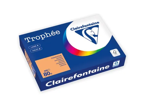 Kopieerpapier Trophee A4 80 gram oranje