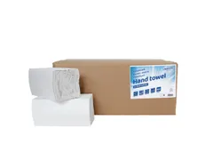 Handdoek Cleaninq Z-vouw 2-laags 22x22.5cm Wit 20x200 stuks