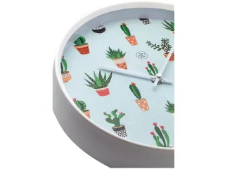 Wandklok nXt Cactus dia 30cm kunststof wit - 5