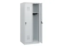 schoollocker,HxBxD 1530x600x500mm,2vak,vak B 300mm,draaigrendel