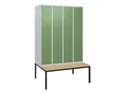 Dubbeldekse dekenkist,HxBxD 1950x1200x815mm,4x2vak.,vak B 300mm