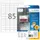 HERMA 8337 Slijtvaste etiketten A4 37x13mm Wit 2125 stuks