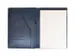 Schrijfmap Multo Hannibal A4 blauw kunstleder met schrijfblok