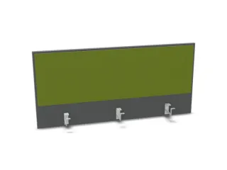 opzetpaneel bureau aanbouw achter MS-donkergrijs BN7048-groen 1200mm - 1