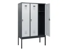 schoollocker,HxBxD 1950x1200x500mm,3vak,vak B 400mm,draaigrendel
