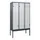 Z-garderobekast,HxBxD 2120x1200x500mm,vak B 200/400mm,draaigrendel