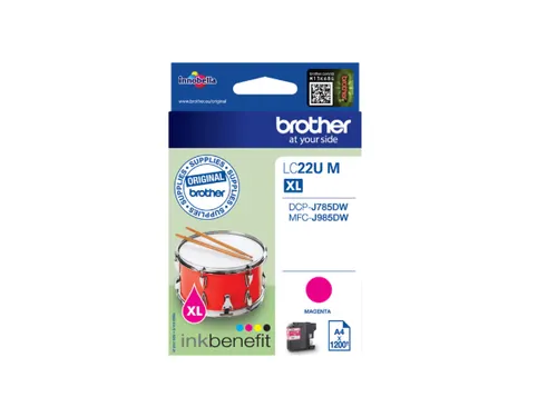 LC-22UM Magenta Inktcartridge 1200 pagina's