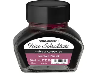 Kalligrafie inkt Standardgraph 30ml papaverrood - 1