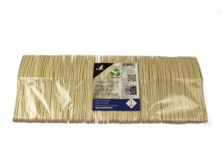 Mes Hout 200 stuks 165 mm biologisch afbreekbaar - 4