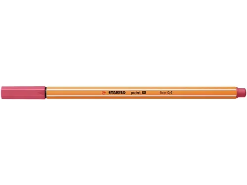 Fineliner STABILO point 88/49 fijn aardbeienrood