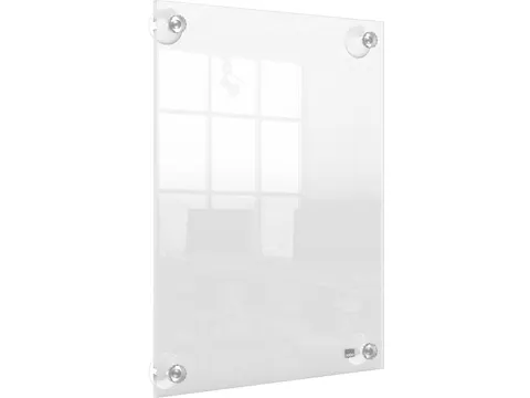 Premium Plus verplaatsbaar acryl informatiebord, wandgemonteerd, ft A4