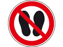 Verbodsbord,Verboden Oppervl. Te Betreden,Wandbord,Aluminium,Standaard