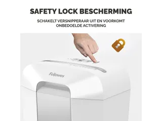 Papiervernietiger Fellowes Powershred LX70 snippers 4x40mm wit P-4 - 5