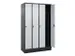 locker voor scheiding van kleding,HxBxD 1950x1200x500mm,4vak