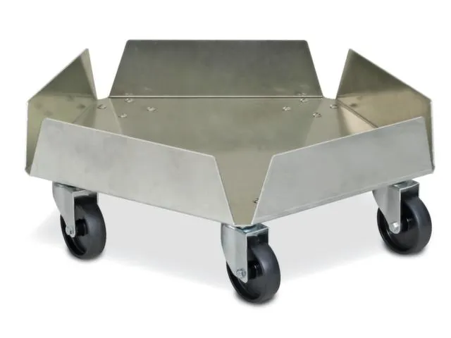 Tonroller,v. 35/100l ton,draagverm. 250kg,H 200mm,frame aluminium