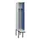 locker met bank,voor scheiding van kleding,HxBxD 2120x300x815mm,1vak