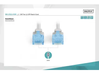 CAT 5e U-UTP patchkabel CU PVC AWG 26/7 Lengte 2m Grijs - 5