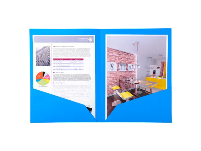 Pk25 map dubbele kle p ROCK"S A4/A3 blauw