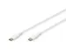 USB-C siliconen oplaadkabel USB-C USB-C 1m USB 2.0 60W wit