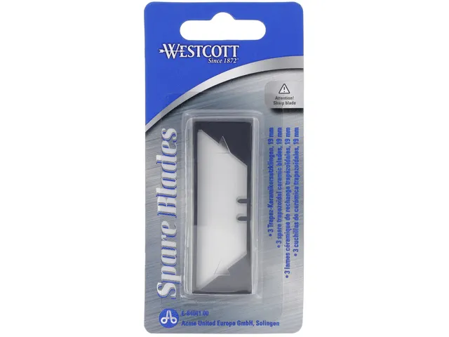 Reservemes Westcott keramisch 3 stuks