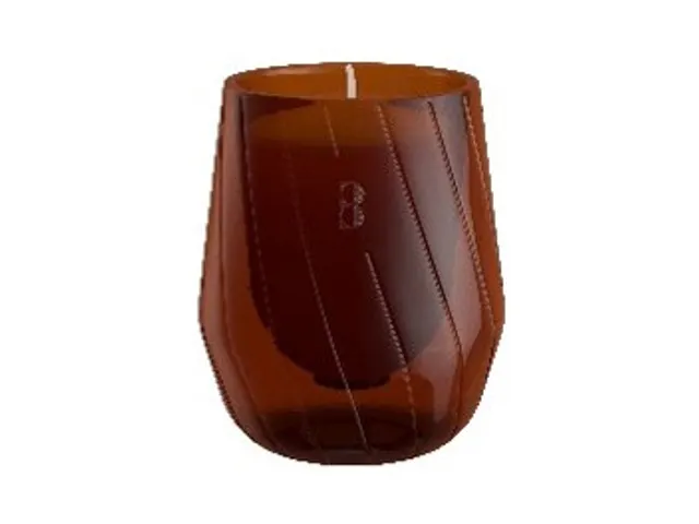 StylEco kaarsenhouder transparant bruin, doos à 4 stuks