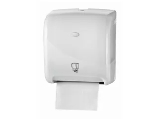 Euro matic 431107 Pearl WHITE handdoekautomaat Tear & Go - 1