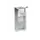 ontsmettingsmiddeldispenser,HxBxD 270x82x153mm,m. bak,aluminium