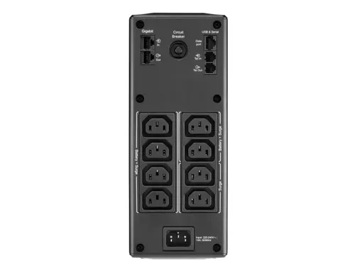 APC Back-UPS PRO BR1600MI - Noodstroomvoeding, 8x C13 uitgang, USB, 16
