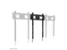 Neomounts LEVEL-750 WL30-750BL18P Support mural fixe robuste pour écr