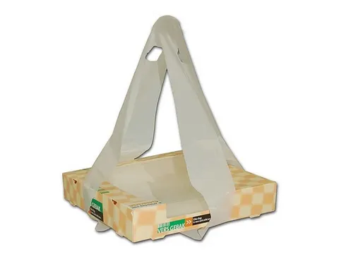 Draagtas t.b.v. pizza/gebaksdozen hdpe 35mq (1000 stuks)
