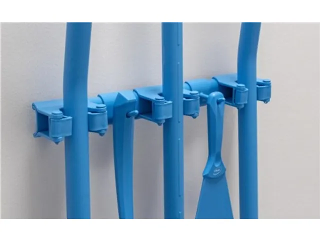 Système de suspension Vikan Hygiene Hi-Flex 2crochets/3pinces Bleu