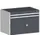 ladekast HxBxD 700x1050x750mm 2laden RAL7035 front RAL7016
