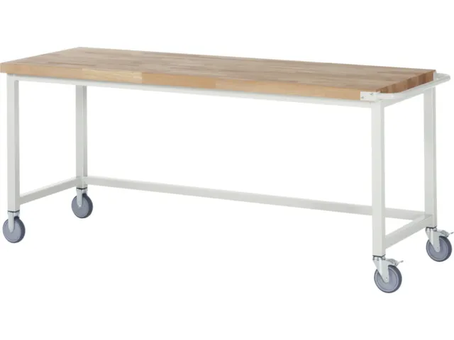 Werkbank 880x2000x700mm Beukenhouten Werkblad Duwbeugel