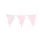 Party Flag Foil Baby Pink