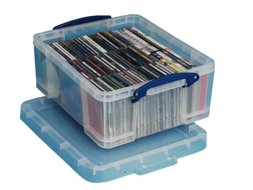 Opbergdoos 18 Liter Transparant Cd/dvd Groot