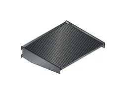 plank,v. werkplaatswagen,BxD 380x310mm,staal,zwart
