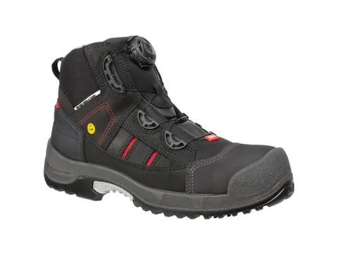 Jalas 1718 Zenit Easyroll S3 veiligheidsschoenen SRC zwart/rood 40