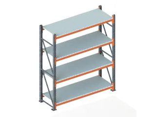 breedvakstelling,grondveld,HxBxD 2700x2395x800mm,vakl. 1800kg - 2