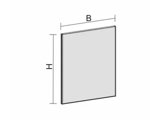 geluidabsorberende scheidingswand,HxBxD 1400x1200x41mm,wand stof,rood - 3