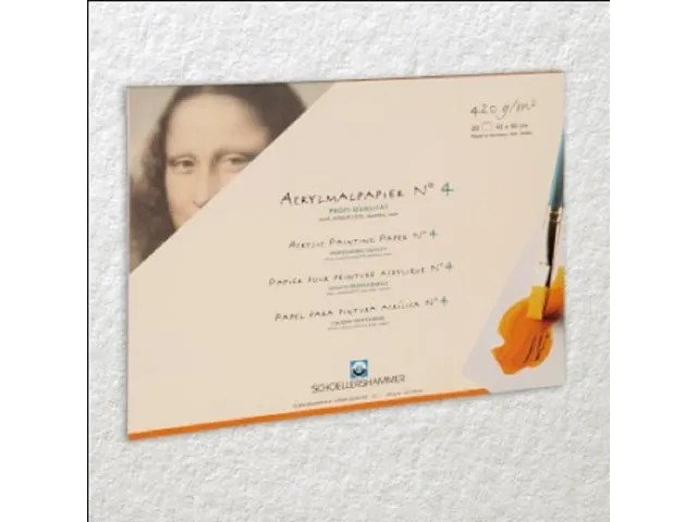 Acrylverfpapier 50x65cm 420g/m2 pak 25 vel VF5003423