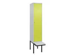locker met bank,HxBxD 2120x400x815mm,1vak,vak B 400mm,cil.-slot