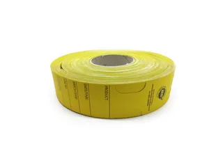 BST Detecteerbare Loop Tags hittebestendig 48x279mm Geel 500 stuks - 1