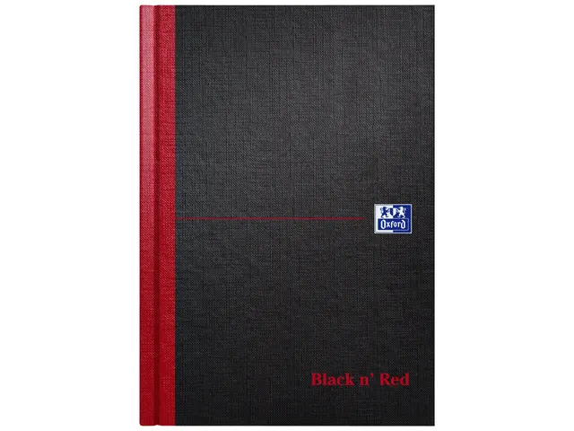 Notitieboek Oxford Black n' Red A5 96vel lijn