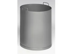 Binnenbak,V. Combi-Asbak 50L,Staal,Zilverkleurig