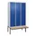 locker met bank,HxBxD 2120x1200x815mm,3vak,vak B 400mm,cil.-slot
