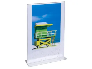 Folderhouder T A4 ve rticaal transparant - 14