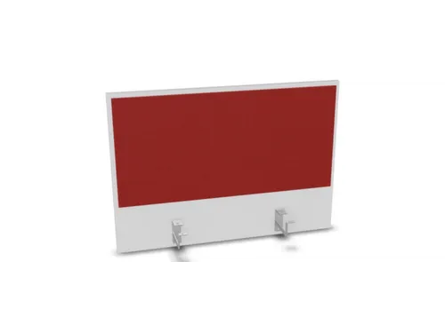 opzetpaneel,v. bureau,aanbouw achter,B 800mm,Bl-wit,BN4011-rood