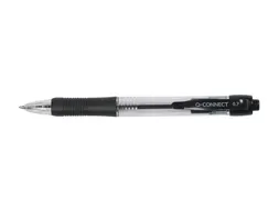 Balpen Retractable Medium Punt Zwart