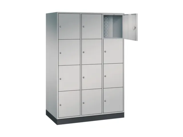 grootvolume-lockersysteem,HxBxD 1950x1220x600mm,3x4vakken,cil.-slot