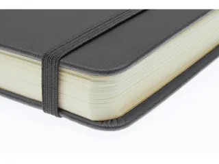 Schetsboek Kangaro A6 cold grey PU HC 80 vel 140gr roomwit met elastie - 7